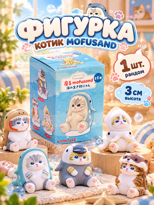 Фигурка Mofusand Морской клуб в ассортименте